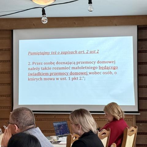 Konferencja o przeciwdziałaniu przemocy domowej w Gminie Czorsztyn