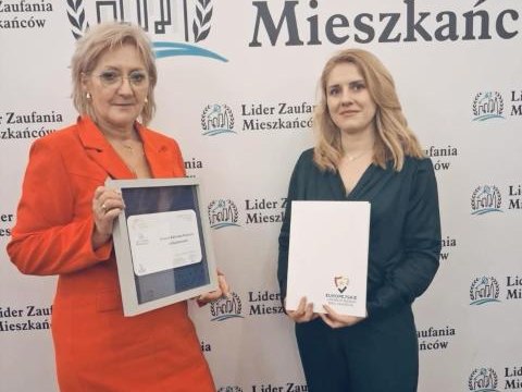 Gminna Biblioteka Publiczna w Kluszkowcach z tytułem „Lidera Zaufania Mieszkańców”