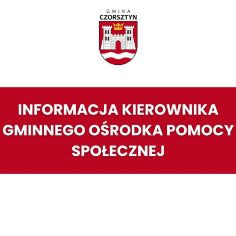 Kierownik Gminnego Ośrodka Pomocy Społecznej w Maniowach informuje o możliwości wsparcia dla osób w wieku 60 lat i więcej