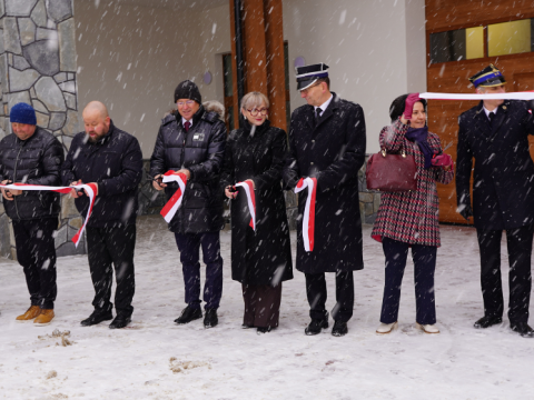 Nowa remiza OSP w Sromowcach Niżnych oficjalnie oddana do użytku
