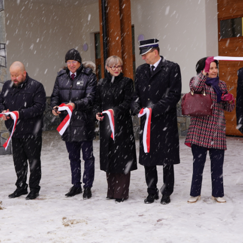 Nowa remiza OSP w Sromowcach Niżnych oficjalnie oddana do użytku