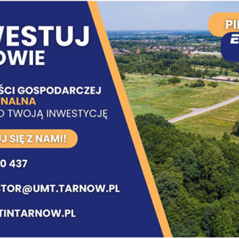 Miasto Tarnów ogłasza przetargi dla przedsiębiorców z sektora mikro, małych i średnich firm na nieruchomości położone przy ul. Komunalnej i ul. Strefowej