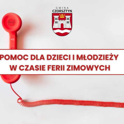 Pomoc dla dzieci i młodzieży w czasie ferii zimowych