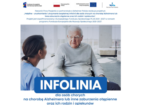 Ruszyła ogólnopolska infolinia „Helpline” dla osób chorych na Alzheimera i ich bliskich