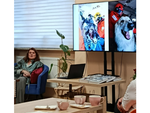 Spotkanie autorskie z Beatą Sabałą-Zielińską w Gminnej Bibliotece Publicznej w Kluszkowcach