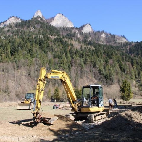 Budowa drogi rowerowo-pieszej wokół Tatr- Etap VI w Sromowcach Niżnych