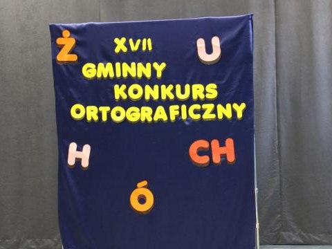 XVII Gminny Konkurs Ortograficzny „Zostań mistrzem ortografii”