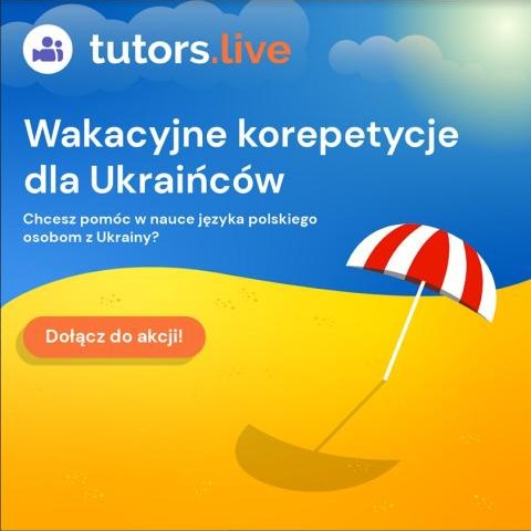Wakacyjne darmowe korepetycje dla obywateli Ukrainy