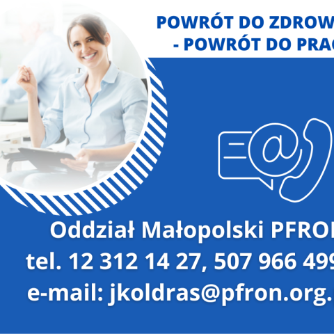 Oddział Małopolski PFRON wspiera osoby z niepełnosprawnościami