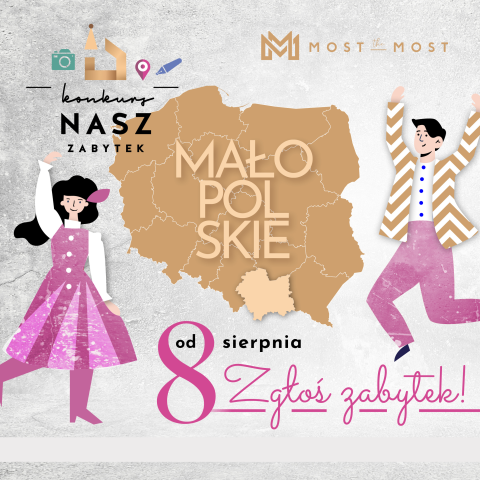 Konkurs Nasz Zabytek w woj. małopolskim - od 8 sierpnia do 5 września 2022 r.