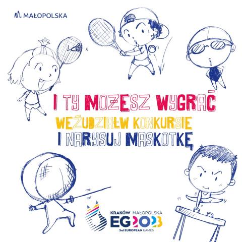 Ruszył konkurs na projekt maskotki Igrzysk Europejskich Kraków-Małopolska 2023