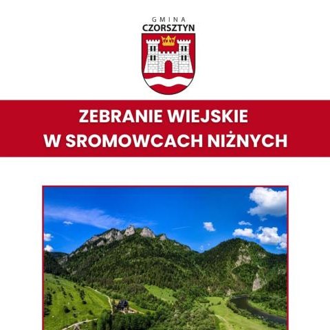 Zebranie wiejskie w Sromowcach Niżnych