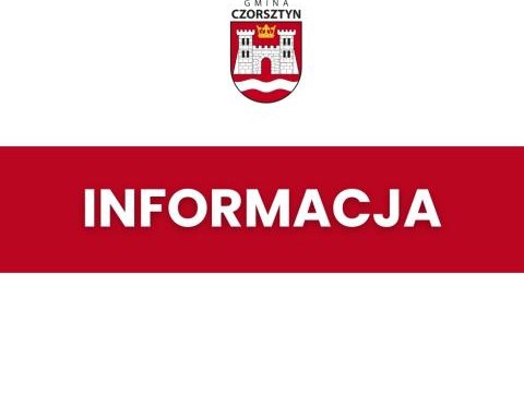 Informacja o godzinach pracy Urzędu Gminy Czorsztyn w Wielki Piątek