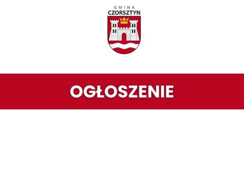 Ogłoszenie o poborze podatku w Sołectwie Sromowce Wyżne