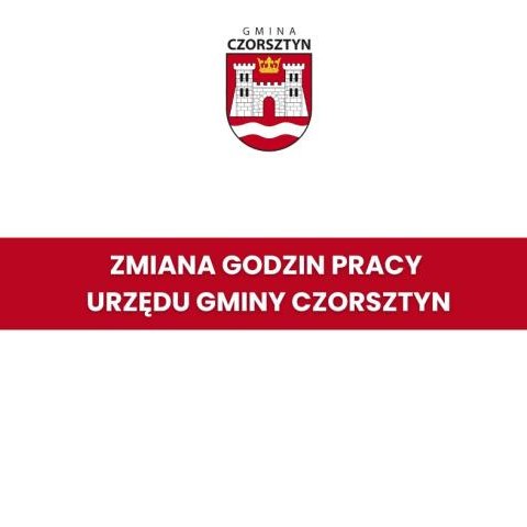 Zmiana godzin pracy Urzędu Gminy Czorsztyn - 3 kwietnia 2026 r.